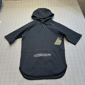 New EvoShield Short Sleeve Hoodie Small Black Athletic Training Performance